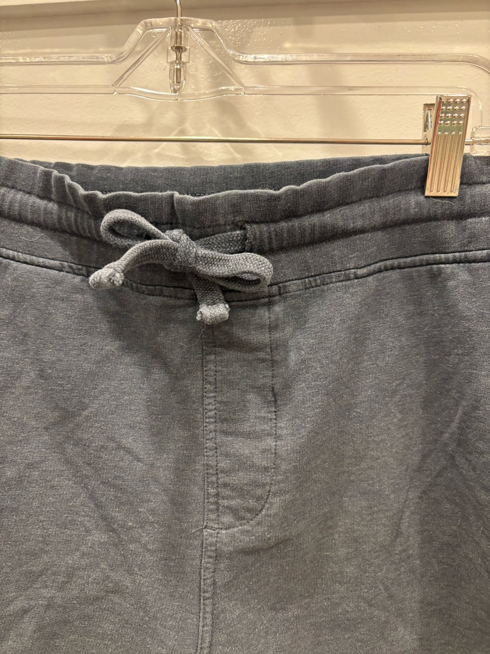 Pact Men's Drawstring Athletic Shorts - Slate Organic Cotton - Picture 2 of 7